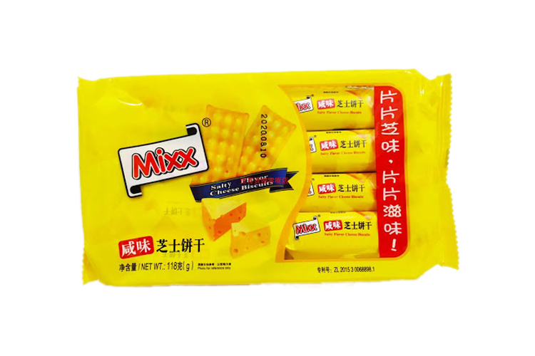 MIXX SALTY CHEESE CRACKERS 118G